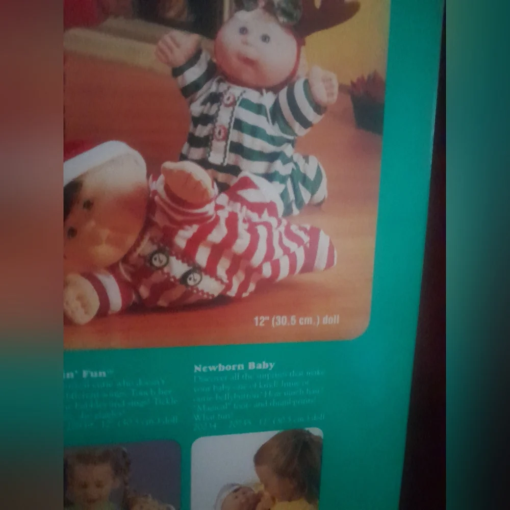 New Vintage 1998 Special Edition Cabbage Patch Hoilday Baby NIB